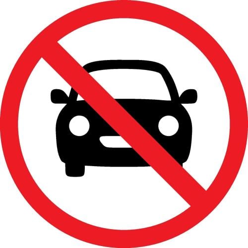Car Prohibited Area