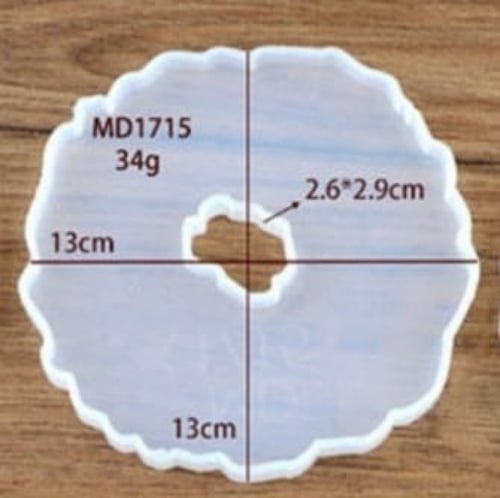 قالب كوستر الأكواب - حجر الجيود