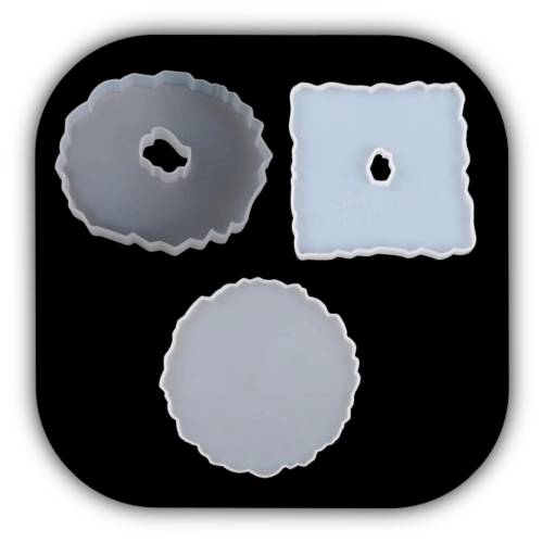 قالب كوستر الأكواب - حجر الجيود