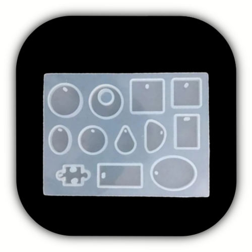 قالب سيليكون ميداليات حجم صغير