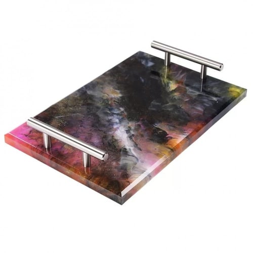 مقابض الصواني لون فضي عدد 2 حبة