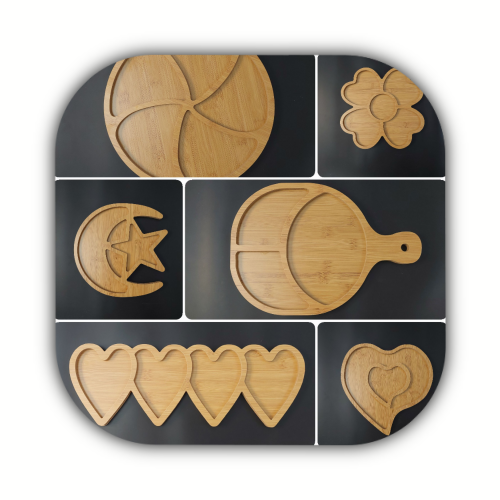 صواني خشبية لصب الريزن