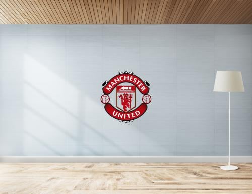 Metal wall plaque Manchester United club logo