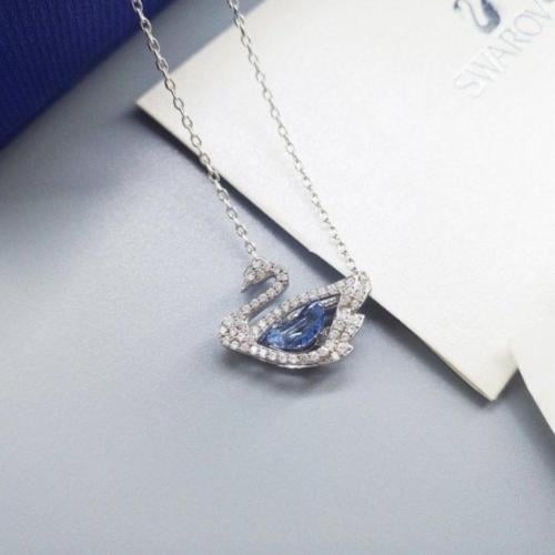 سلسال البجعه مع ملحقات ازرق Swan