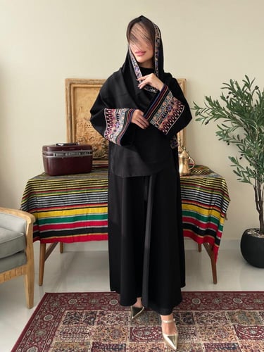 عباية القط العسيري - متجر الخياله للعبايات