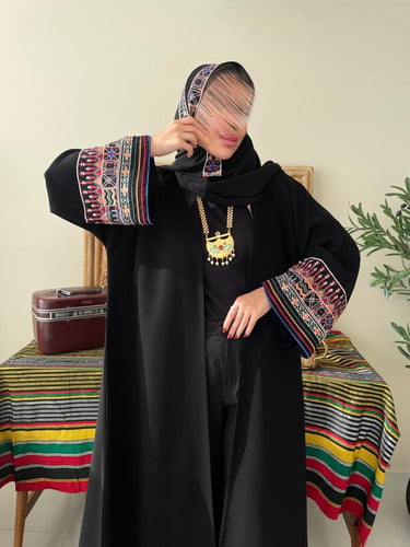 عباية القط العسيري - متجر الخياله للعبايات