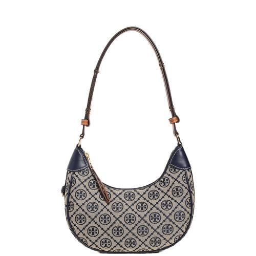 شنطة توري بورش مونوغرام كريسنت كحلي