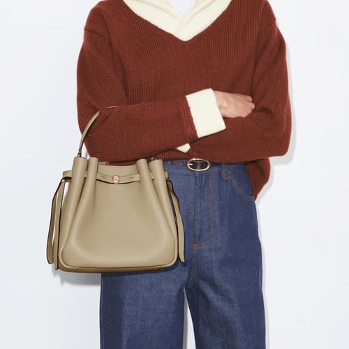 شنطة توري بورش رومي دلو كاكي