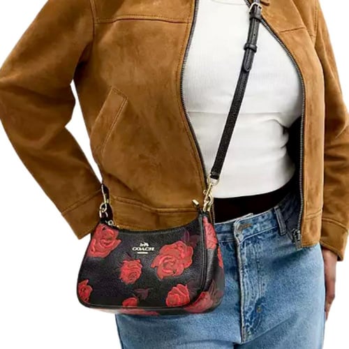 شنطه كوتش مطبوعه بالورد