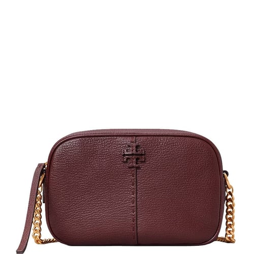 شنطة توري بورش كاميرا عنابي