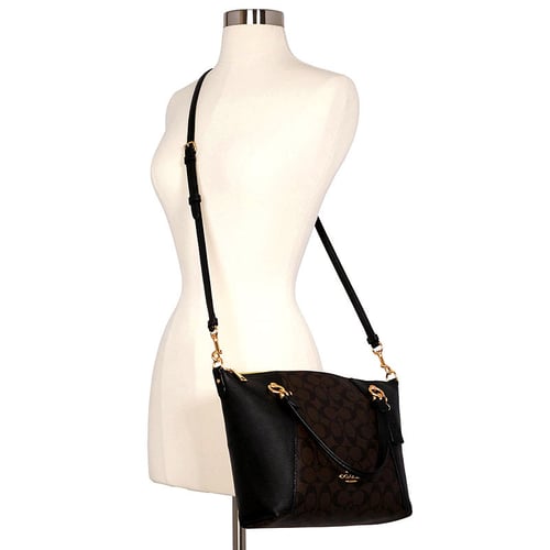 شنطة كوتش جلد سوداء