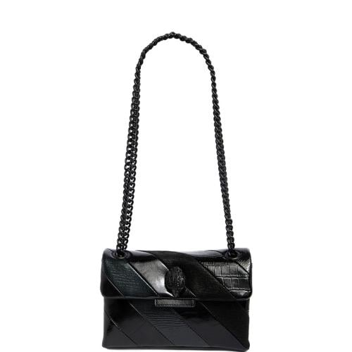 شنطة كيرت جيجر جلد منقوش أسود