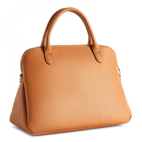 شنطة الفيرو فاخرة بحزام كتف بني