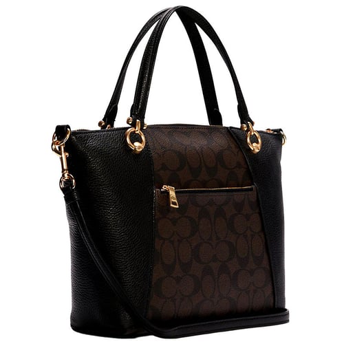 شنطة كوتش جلد سوداء