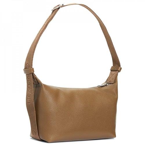 شنطة كالفن دائرية صغيرة بني