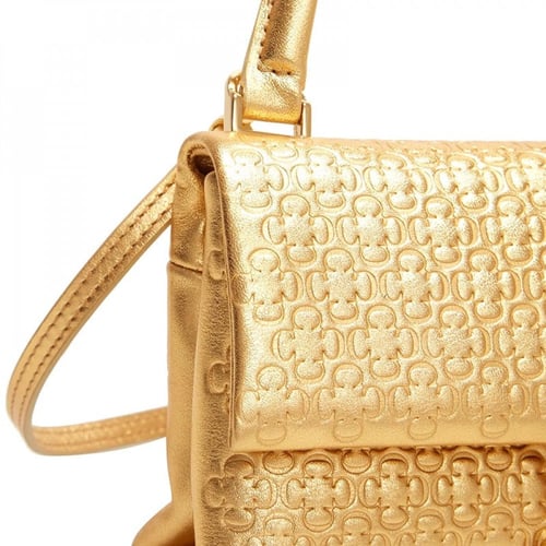 شنطة كارولينا هيريرا ميني كاميلوت صفراء