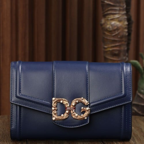 شنطة دولسي اند غابانا كتف كحلي