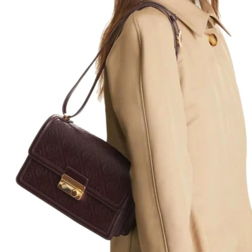 شنطة توري بورش منغرام كستنائي