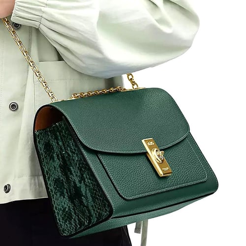 شنطة كوتش لين خضراء