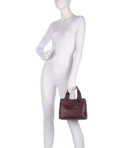 شنطه أرماني أكسوح برغندي