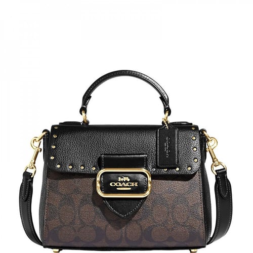 شنطة كوتش من قماش الكانفاس البني