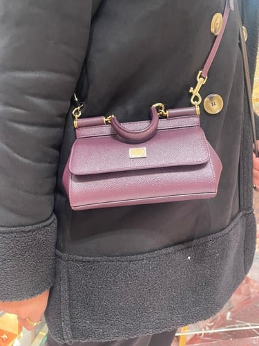 شنطة دولسي مني عنابي