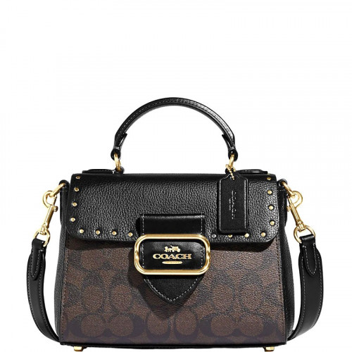 شنطة كوتش من قماش الكانفاس البني