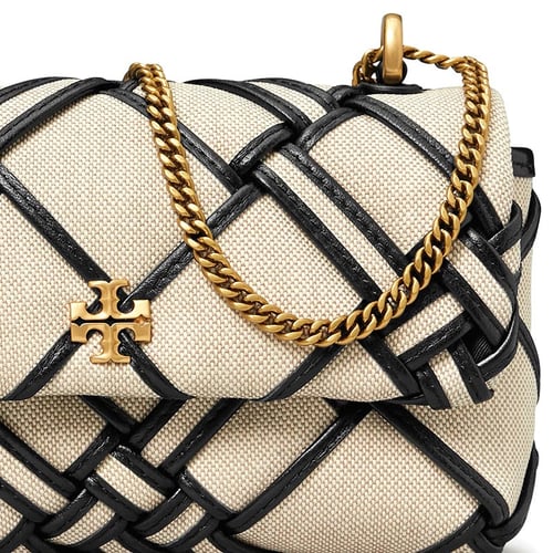 شنطة توري بورش كيرا من القماش أسود