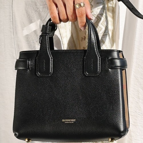 شنطة بربري مني أسود