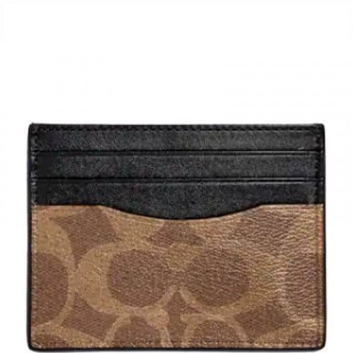 محفظة بطاقات كوتش لون بني