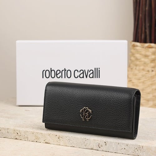 محفظه روبرتو كفالي يد أسود شعاد برونزي