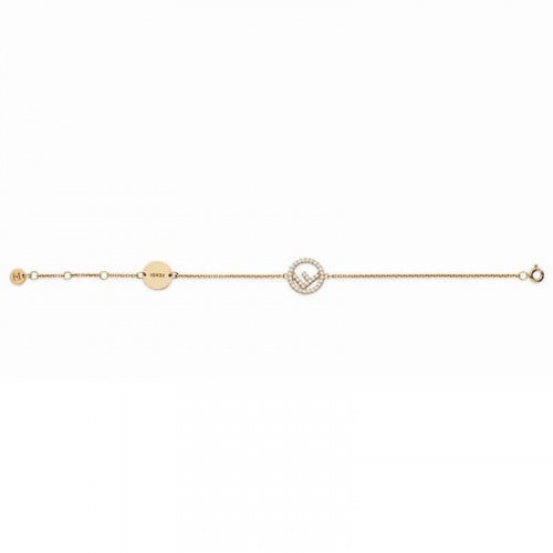 سوار من فندي لون ذهبي