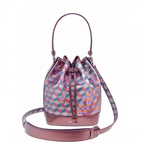 شنطة لوب نوار دلو صغيرة عنابي