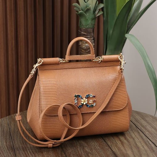 شنطة دولسي اند غابانا يد كاكي