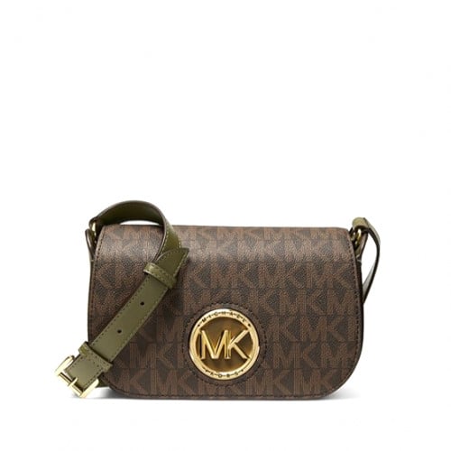 شنطه مايكل كورس بجوانب زيتي