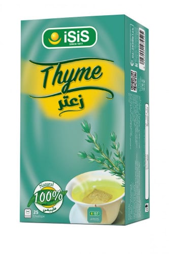 ايزيس شاي الزعتر طبيعي - 25 كيس مغلف