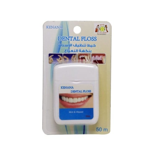 كينانا خيط لتنظيف الاسنان بنكهة النعناع - 50متر