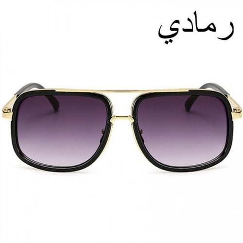 نظارات شمسية مربعة متعددة الألوان مقاوم للأشعة فوق...