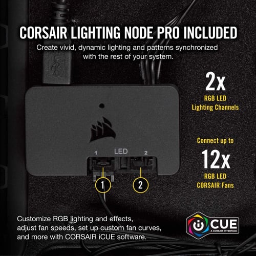 Corsair LL Series LL120 RGB – 120mm Dual Light Loo...