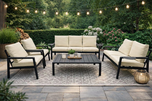 جلسة خارجية عصرية – تتسع لـ 7 أشخاص ( 3 الوان )