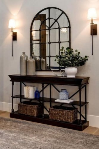 طاولة مدخل كنسول ومرايا جذاب