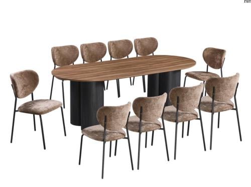 طاولة طعام “ نمق” –10 كراسي