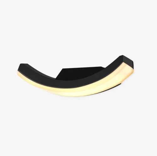 Curved Aluminum Wall Light
