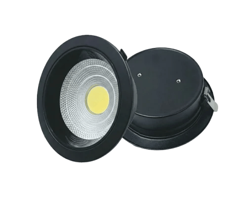Deep black 12W yellow downlight - alraed alarabi