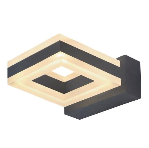 Square Aluminum Wall Light