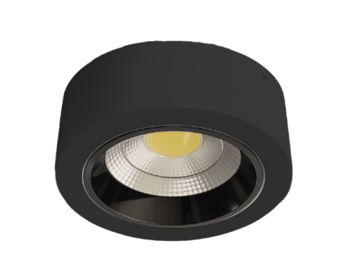 Deep black 24W yellow downlight - alraed alarabi Surface Mounted