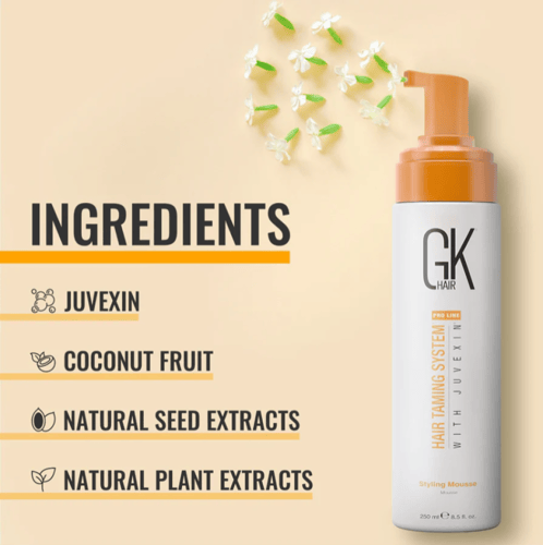 GLOBAL KERATIN GK HAIR STYLING MOUSSE 8.5 OZ./250M...