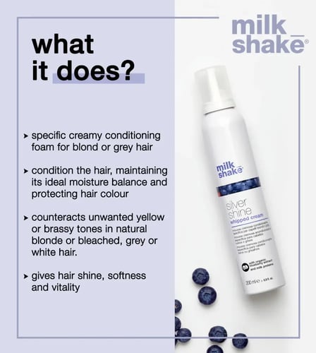 Milkshake Silver Shine Whipped Hair Cream 200ml