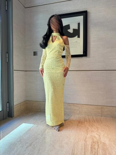 فستان Ra اصفر