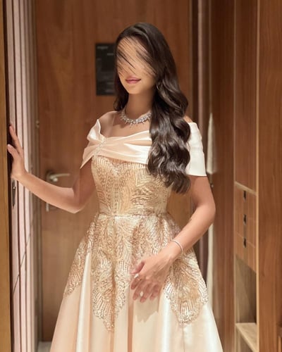 فستان Poor little بيج